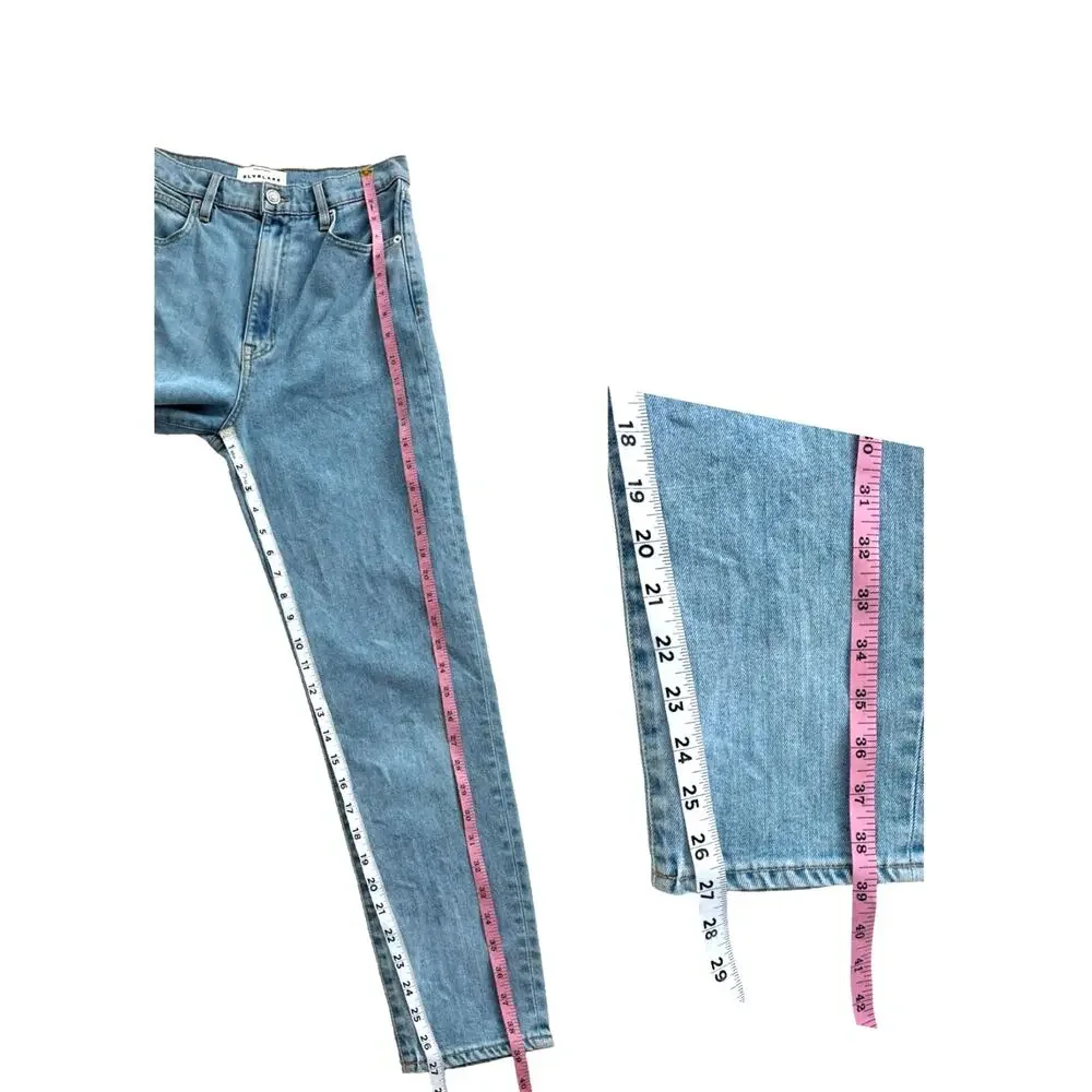 SLVRLAKE BEATNIK ANKLE JEANS HIGH RISE WOMEN SIZE 28 - Picture 14 of 16